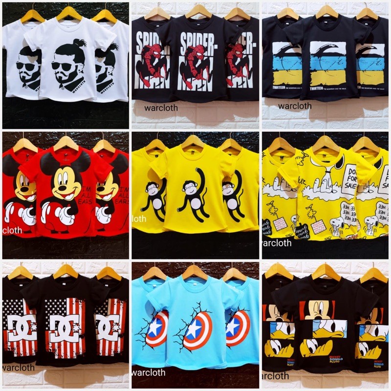 COD Grosir baju Kaos distro pria bandung