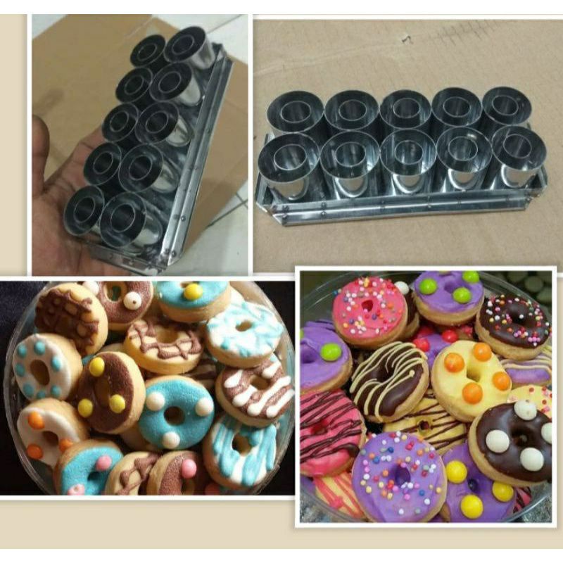 cetakan cookis donat/donat mini