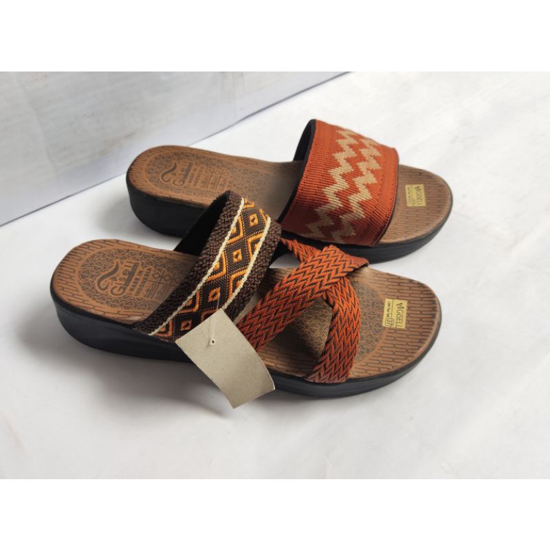 Sandal Gisel sandal wedges wanita cewek dewasa ringan dan unik