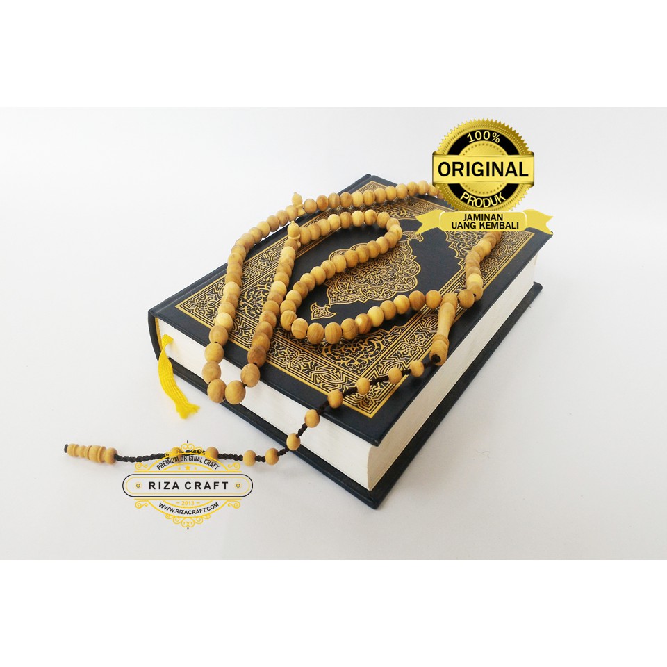 Tasbih Galih Kayu Cendana Wangi Asli Super 99 Butir Premium. Bersertifikat