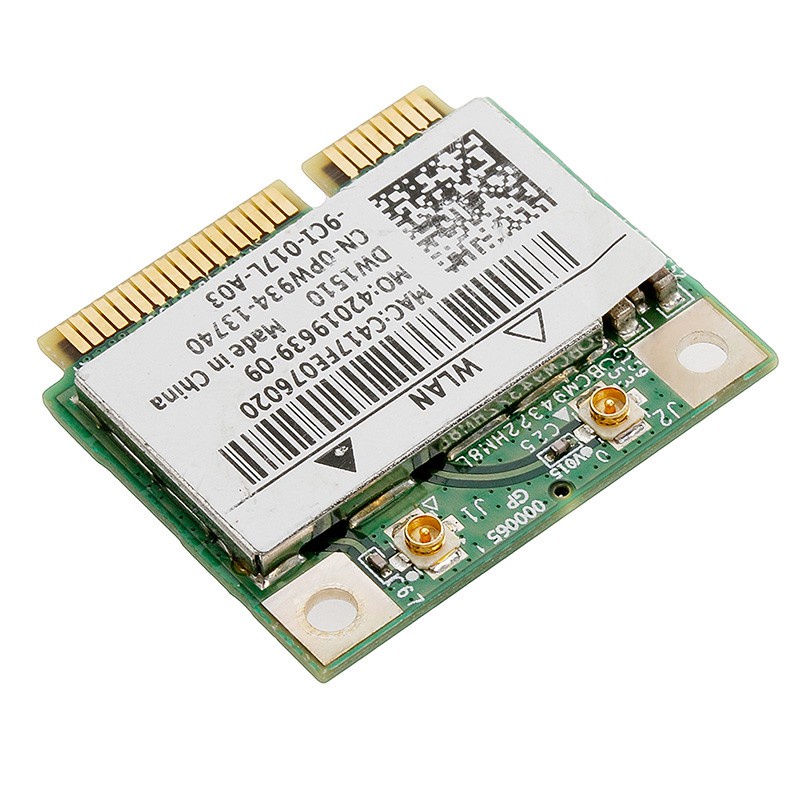 btsg Mini PCI-E BCM94322HM8L DW1510 Dual Band 300M Wireless Card For DELL E4200 E5500