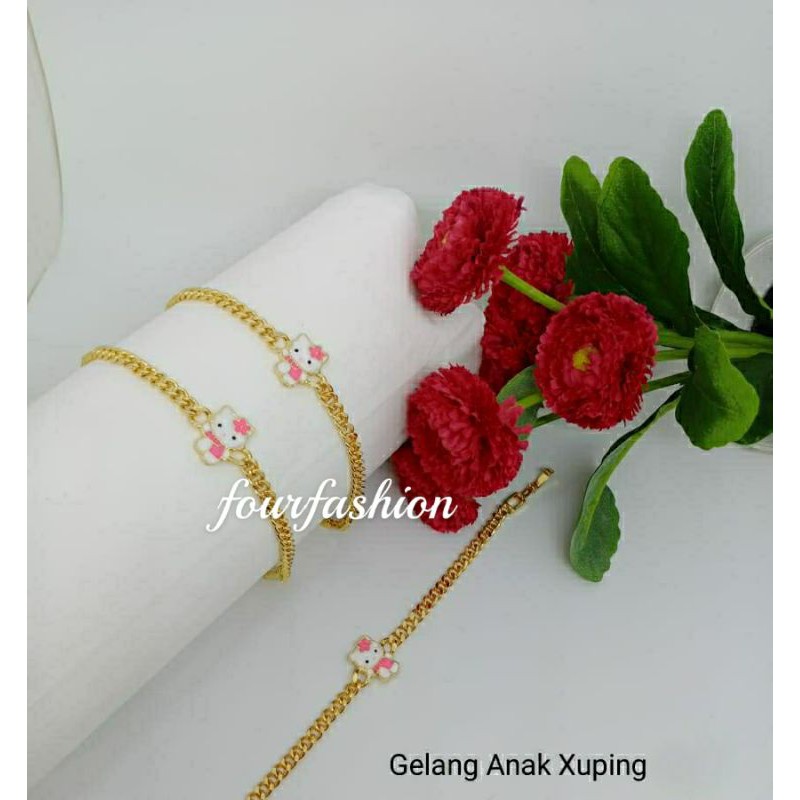 Fourfashion Gelang Anak Xuping HK Pink