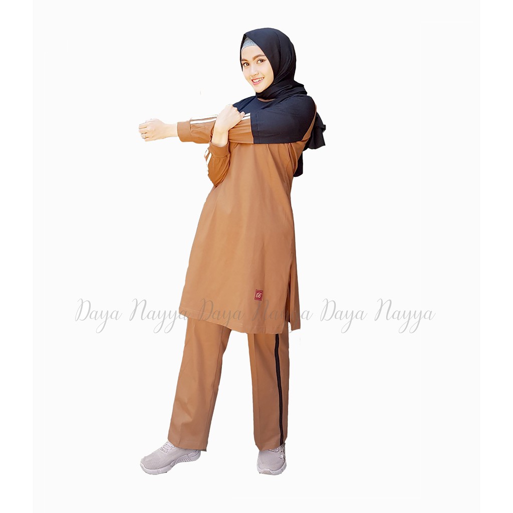 Believe - Stelan Olahraga Wanita Muslim Syar'i BMS 21 Busui Friendly BMS21