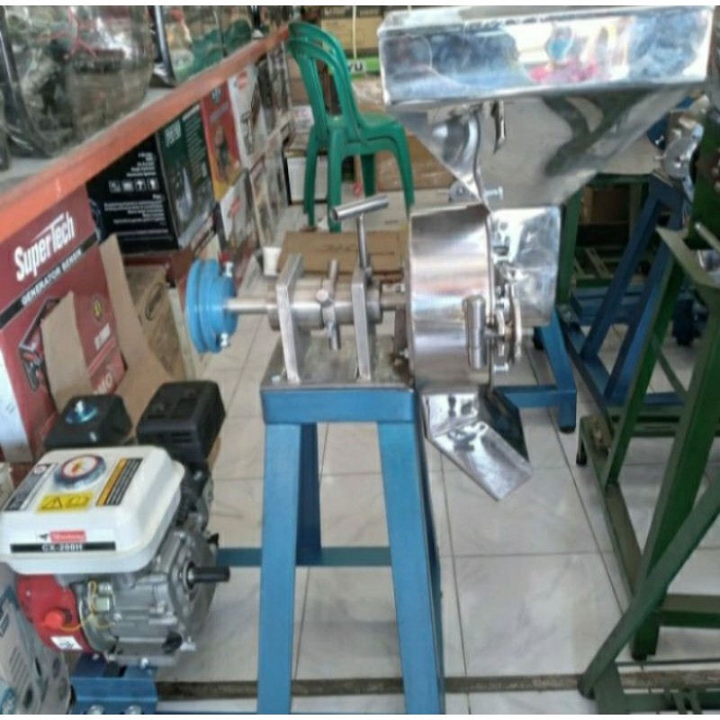 Mesin Gilingan Bumbu 6" + Engine GX 160