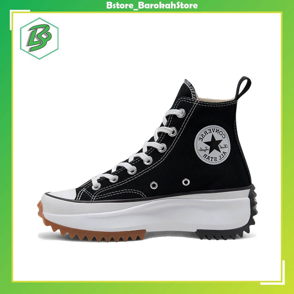 Converse Run Star Hike Lugged High Black White