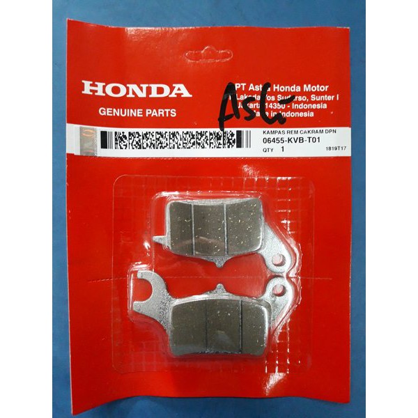 ONDERDIL Dispad-Kampas Rem Depan Honda Vario FI-Beat FI Asli bagus