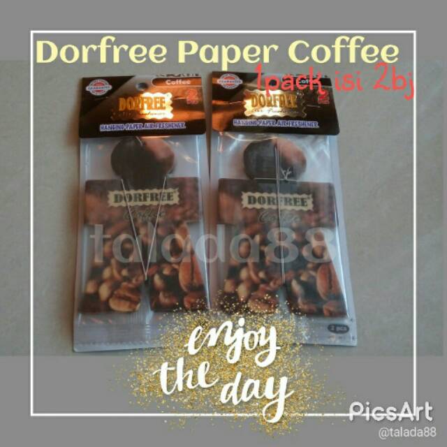 Parfum mobil dorfree paper KOPI  gantung