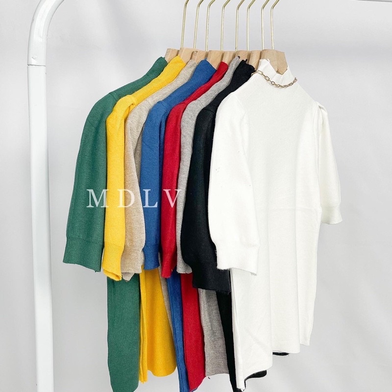 MDLV~1843 KNIT NICOLE TOPS // ATASAN RAJUT IMPORT// WOMEN FASHION IMPORT