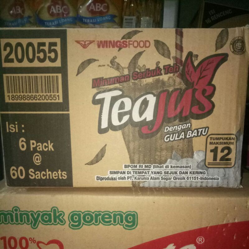 

Teajus Gula Batu Minuman Serbuk Teh Dengan Gula Batu Tea Jus