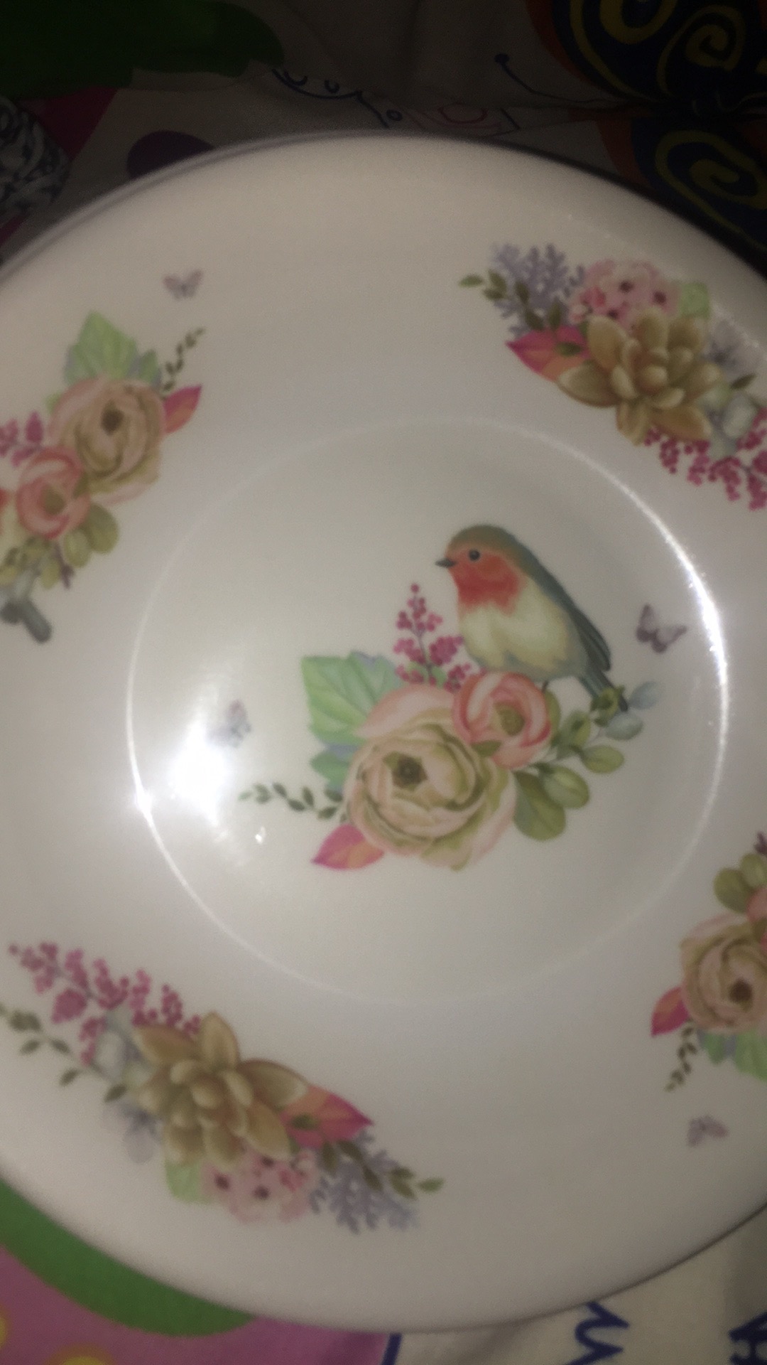 Piring Melamin Bulat Lontong 9 [pl-519] Singasingi