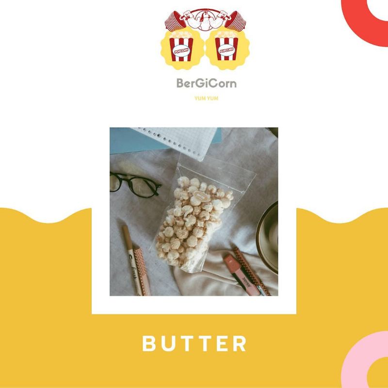 

POPCORN RENYAH MURAH MERIAH //BERGISNACK// BUTTER
