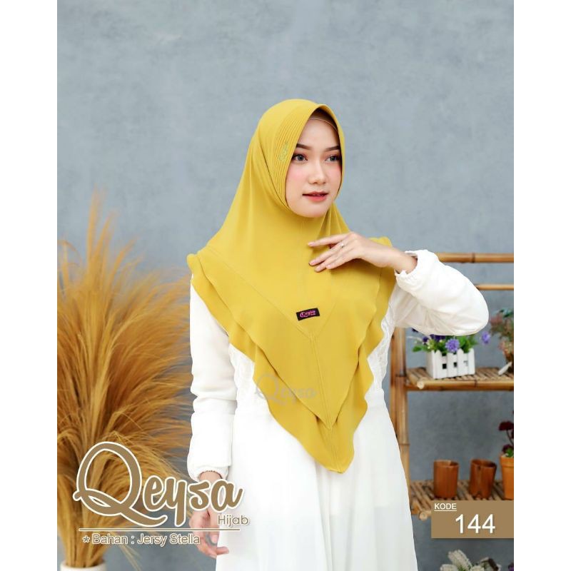 Qeysa Original / Qeysa Hijab kode 144 / Qeysa V tumpuk