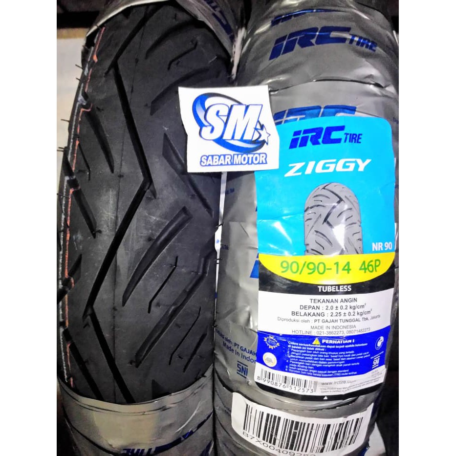 Ban IRC 90/90-14 Ziggy NR90 Tubeless