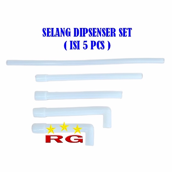 SELANG DISPENSER 1 SET 5 PCS SELANG DISPENSER KARET SILICON FOOD GRADE