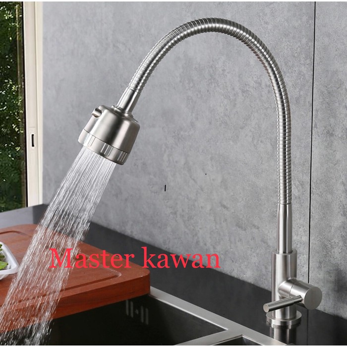 Kran Sink Fleksibel Stainless Bio Sus 304 Kran Cuci Piring Model Toto Shopee Indonesia