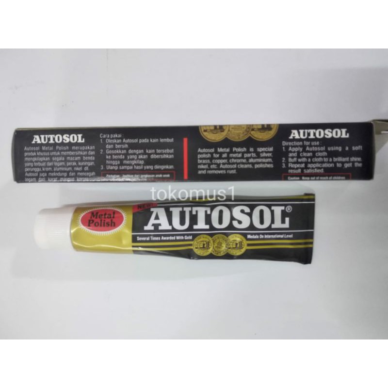 AUTOSOL METAL POLISH 50 GR/PEMBERSIH PENGKILAP BESI LOGAM SERBAGUNA