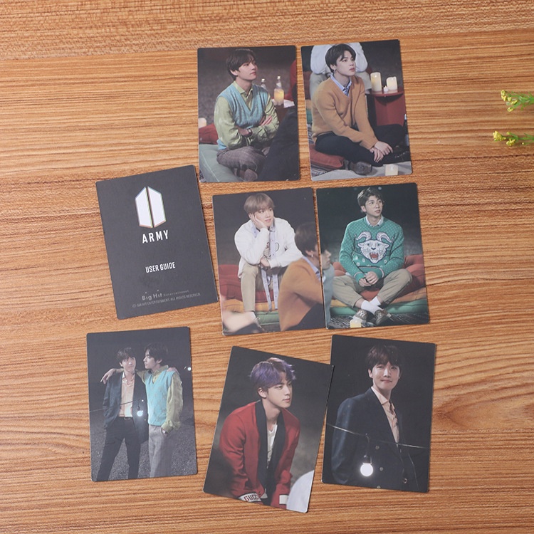 10pcs Kartu Lomo Foto kpop Bts Ukuran Kecil