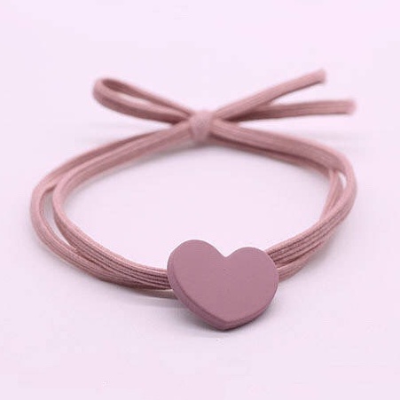 MM - Ikat Rambut Ala Korea Import Murah 1966 Ikat Rambut Korea Ikat Rambut Pendek Ikat Rambut Lucu-LOVE PINK