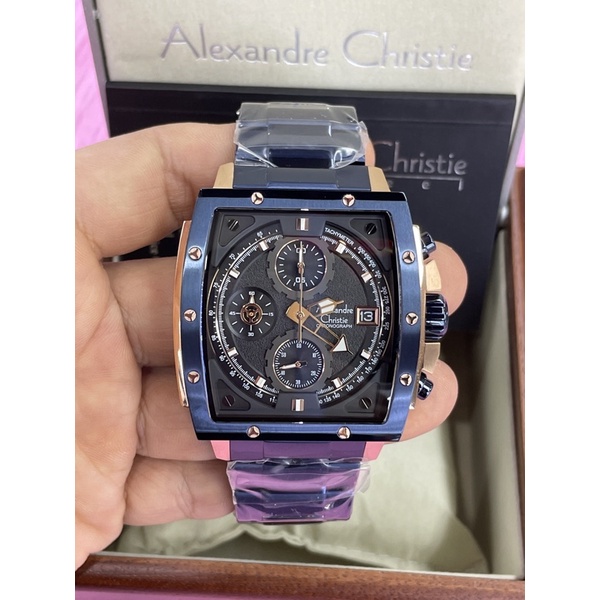 alexandre christie 6376mc pria biru rosegold