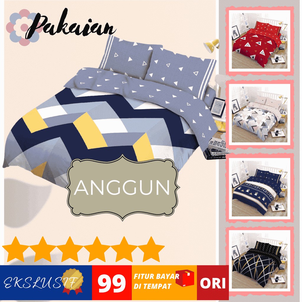 PILIHAN BEDCOVER AESTHETIC BEDCOVER SET BEDCOVER BED COVER ANTI GESER BEDCOVER SET 180×200 BEDCOVER 
