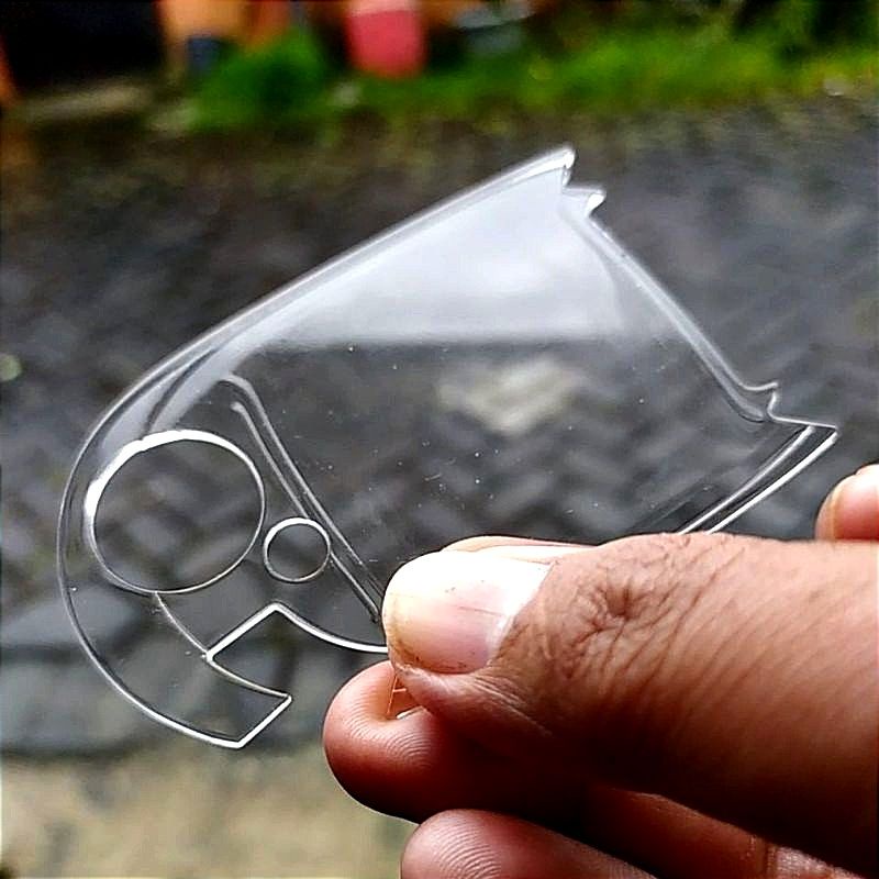 Casing Kaca depan Nokia N-Gage QD transparan bening