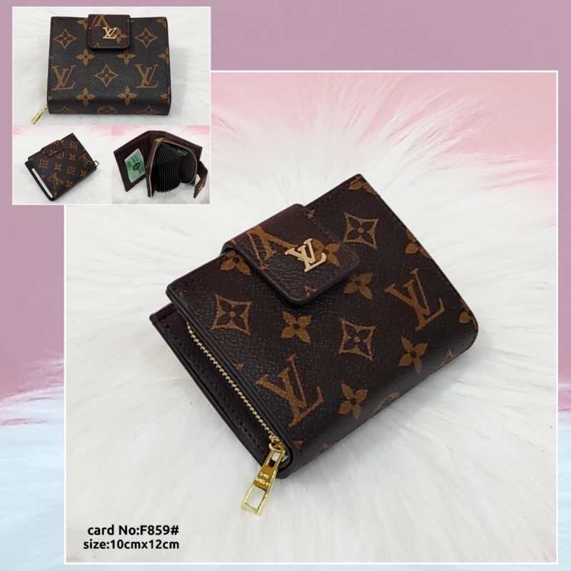 Dompet kartu wanita Coach import premium dompet wanita mini dompet koin dompet lipat wanita