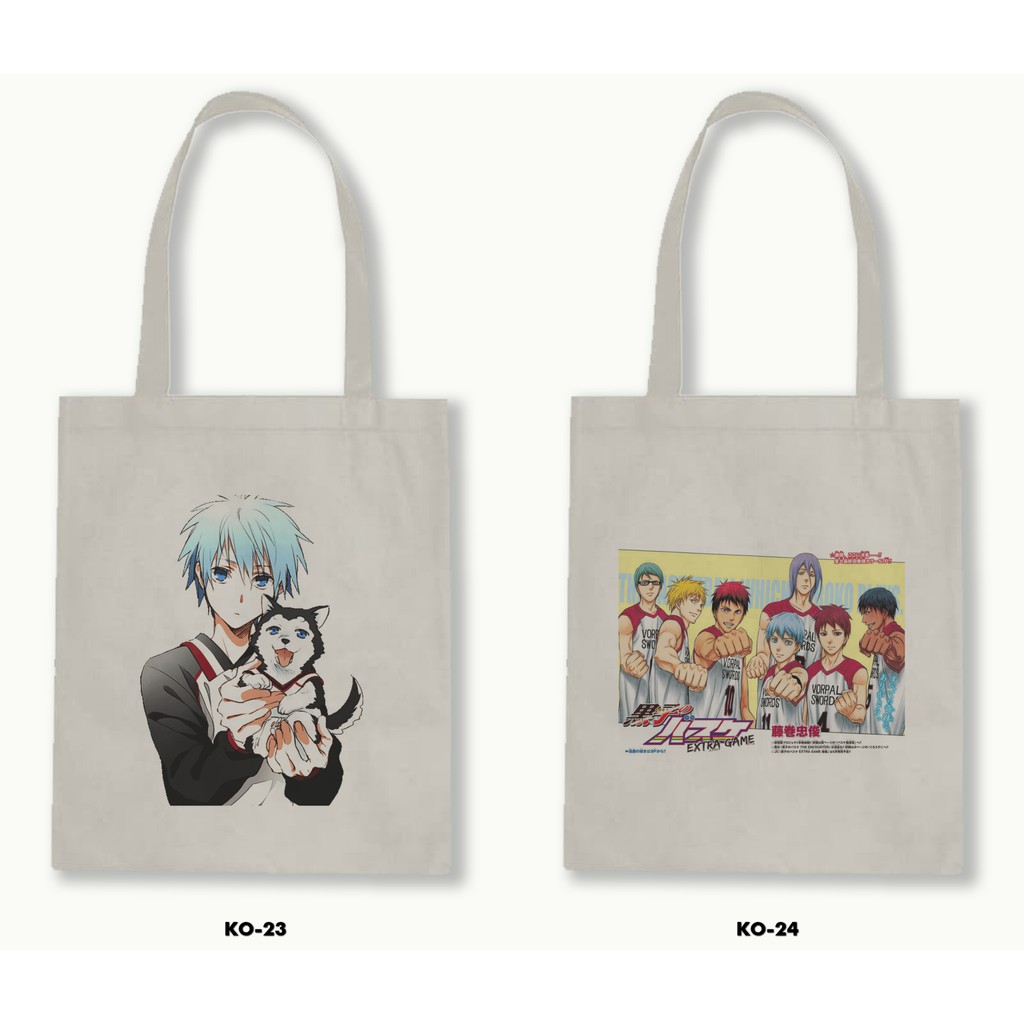 TOTE BAG BLACU - KUROKO'S BASKETBALL / KUROKO NO BASUKE /ANIME-MANGA .02