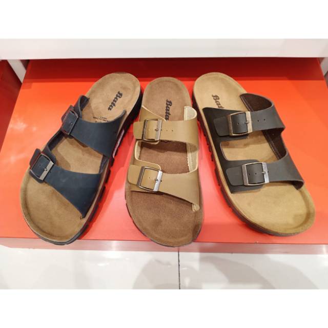 Sandal bata pria energizer,bahan kulit