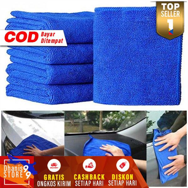 ™685&quot; Handuk Mikrofiber Lap Kecil Pengiring Mobil Murah Anduk Mikro Fiber Mini