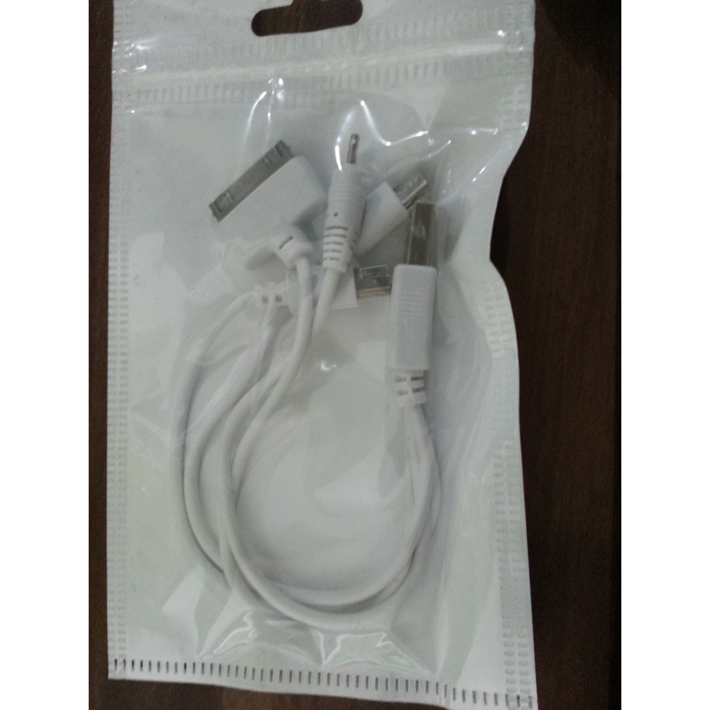 Kabel Charge cumi 4 in 1 Samsung Iphone Nokia HP Cina Universal