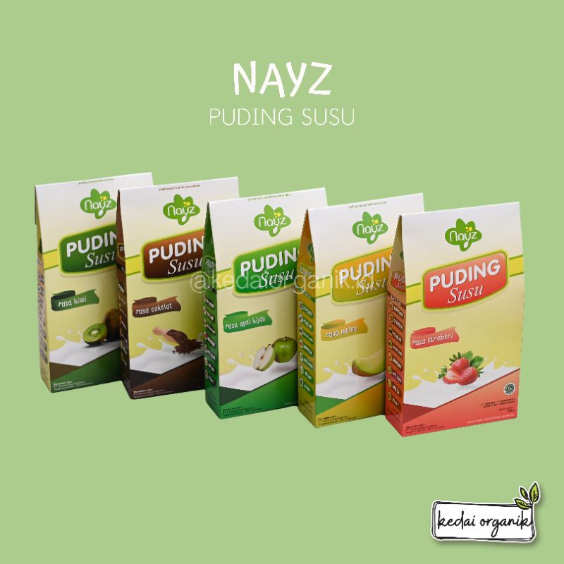 

Nayz Puding Susu / Nayz Puding Anak Kemasan Baru 100gr