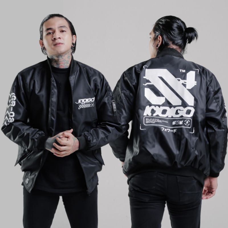 KMO Jaket Bomber Pria Terbaru / Jaket Parasut Pria Bomber