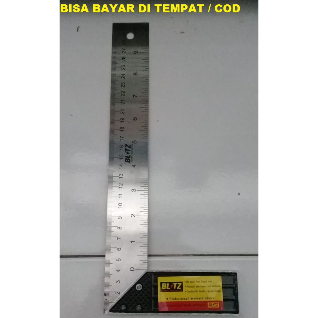 

PENGGARIS SIKU TUKANG BLITZ 30 CM STAINLESS