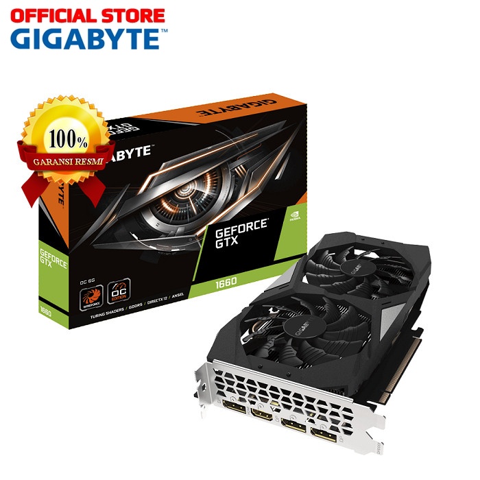 VGA Gigabyte GTX 1660 OC /GTX1660 OC 6GB DDR5 -GV-N1660OC-6GD