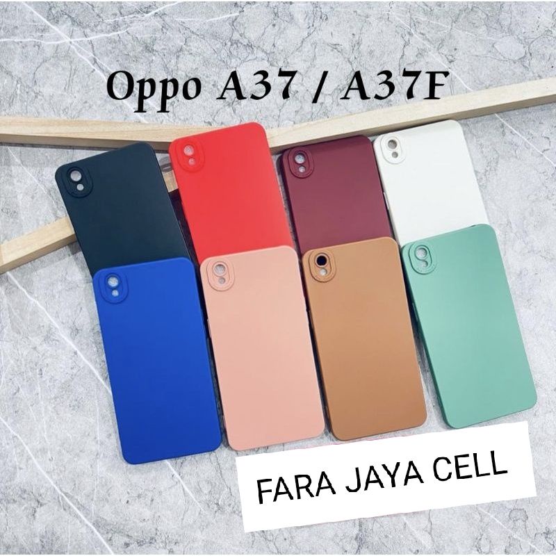 SOFT CASE Macaron OPPO A37 /A37F Silikon Pelindung Kamera Skin Handphone