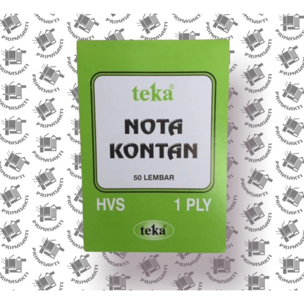 

10 biji / NOTA KONTAN Kecil 1 PLY x 50 lbr TEKA