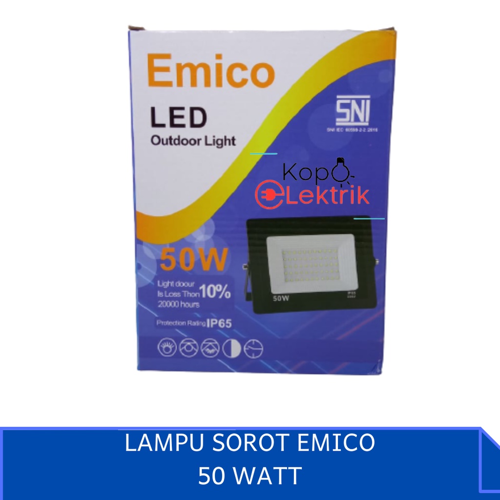 Lampu Led Sorot 50w Cahaya Putih 50 Wattt