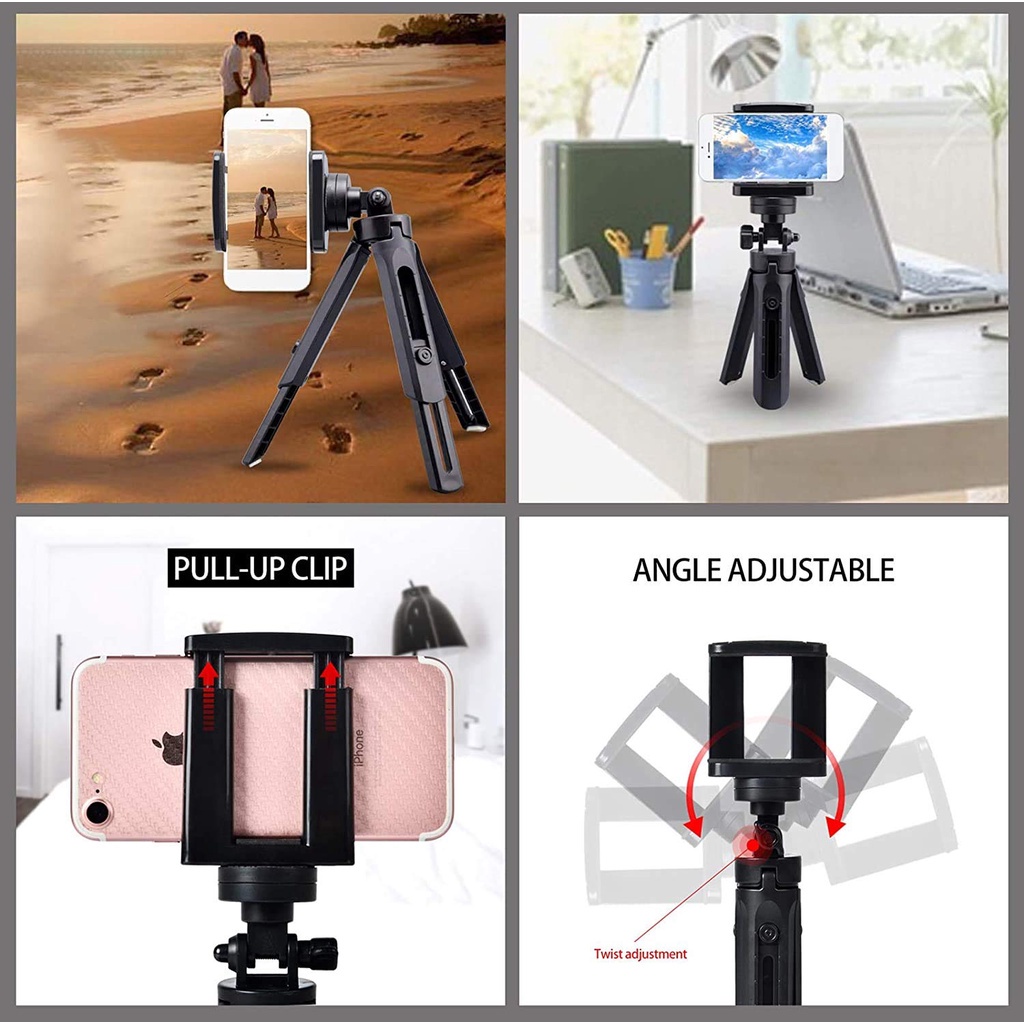 HD30 Tripod stand holder mini lipat Universal dudukan kamera HP universal