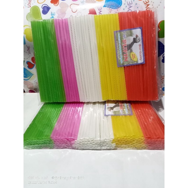 

sedotan kombinasi warna stabilo