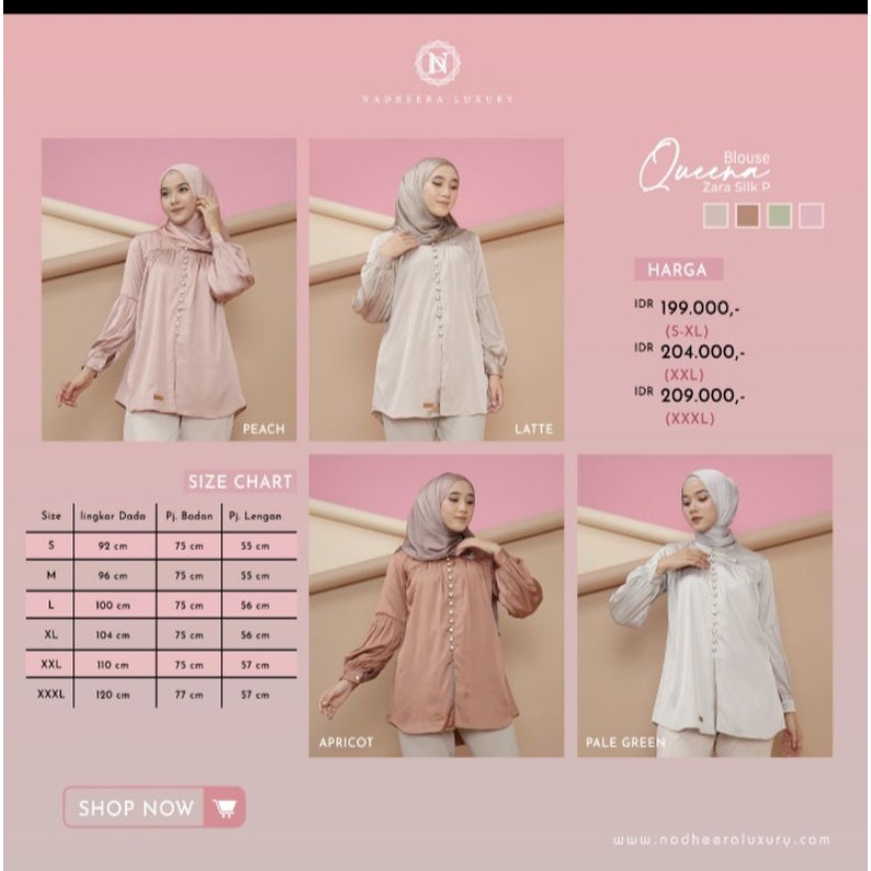 Queena blouse nadheera luxury