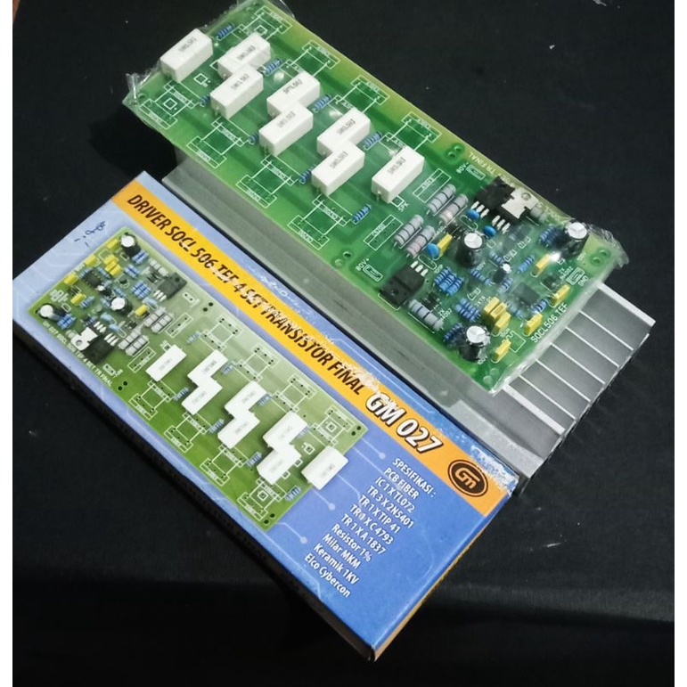 Driver SOCL 506 TEF Panel Final 4 Set PCB Fiber Plus Heatsink 2U