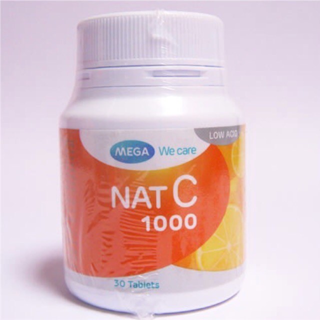 MEGA WE CARE - NAT C 1000MG ISI 30'S