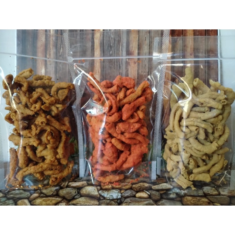 

Kripik Usus 50 gr dan 100 gr