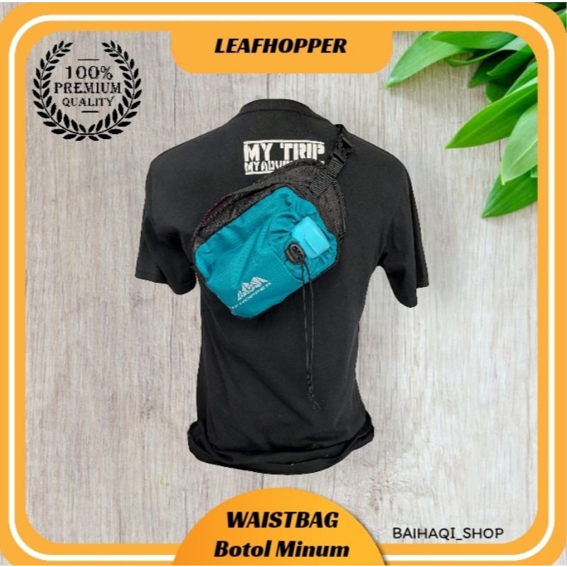 Tas Pinggang Pria Wanita Waistbag Botol Minum / Tas Selempang Waistbag LEAFHOPPER