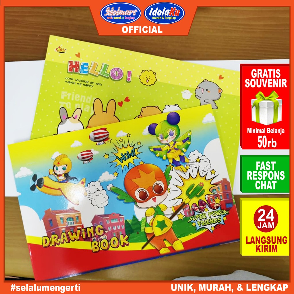 

IDOLMART Buku Gambar Kiky 20 X 30 - Kiky Karawang
