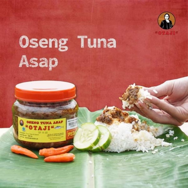 

otaji oseng tuna asap 500 gram rasa pedas dan tidak pedas