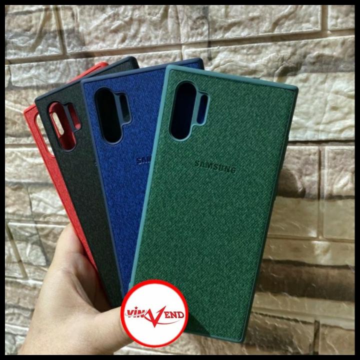 Case Cover Canvas Casing Samsung Galaxy Note 10 Plus / Note 10+