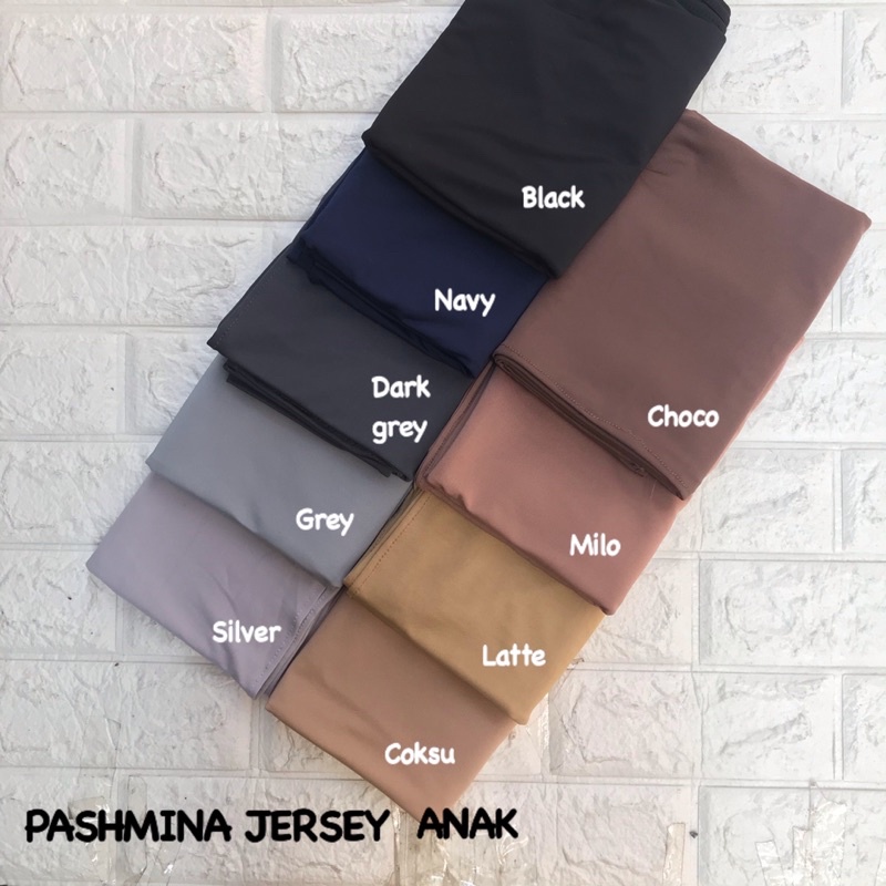 PASHMINA INSTAN JERSEY ANAK