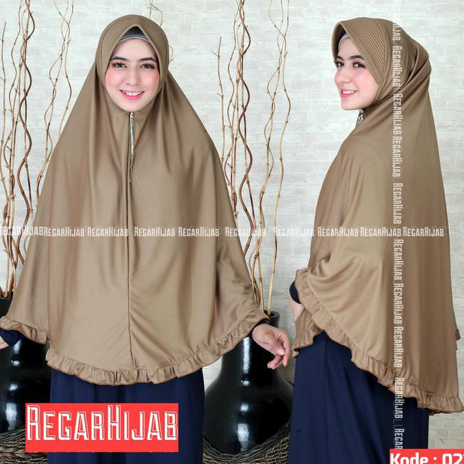 GROSIR kerudung RABBANI by regarcollection hijab bergo instan jilbab - Putih