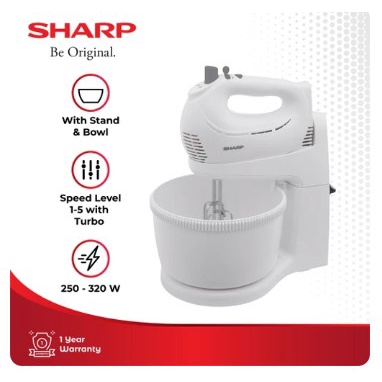 Stand Mixer Sharp EMS-53 / Pengaduk Adonan Otomatis Sharp